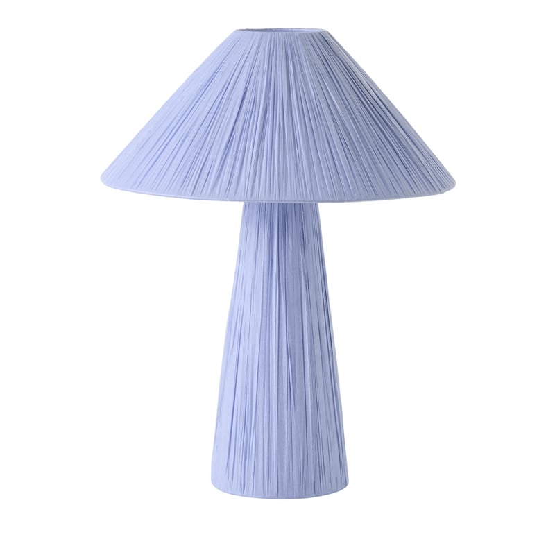 Paper Raffia Sky Blue Table Light