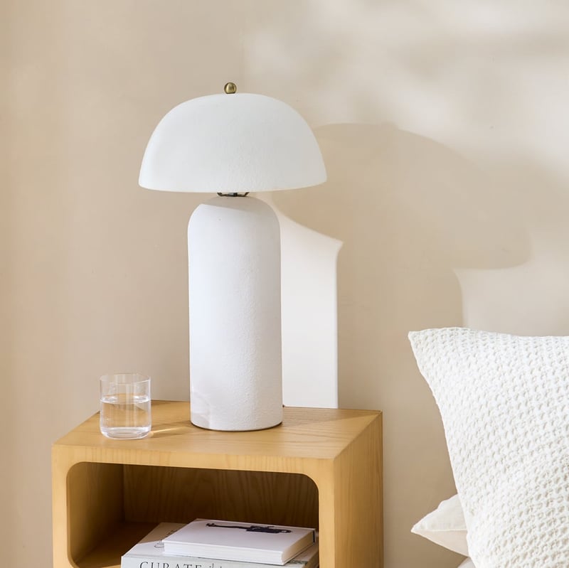 Dome White Table Light