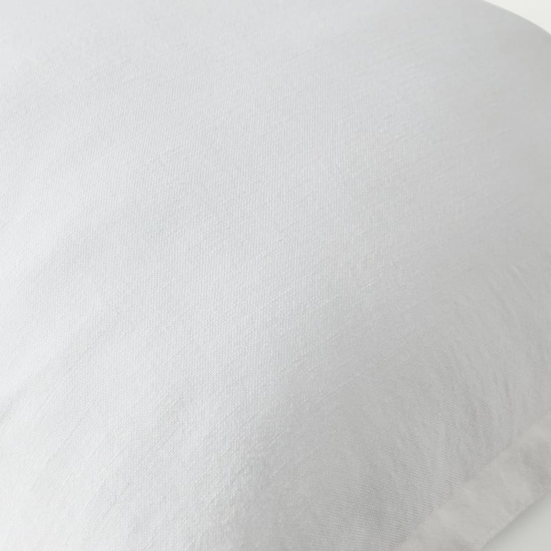 Jamie Linen White Cotton Cushion