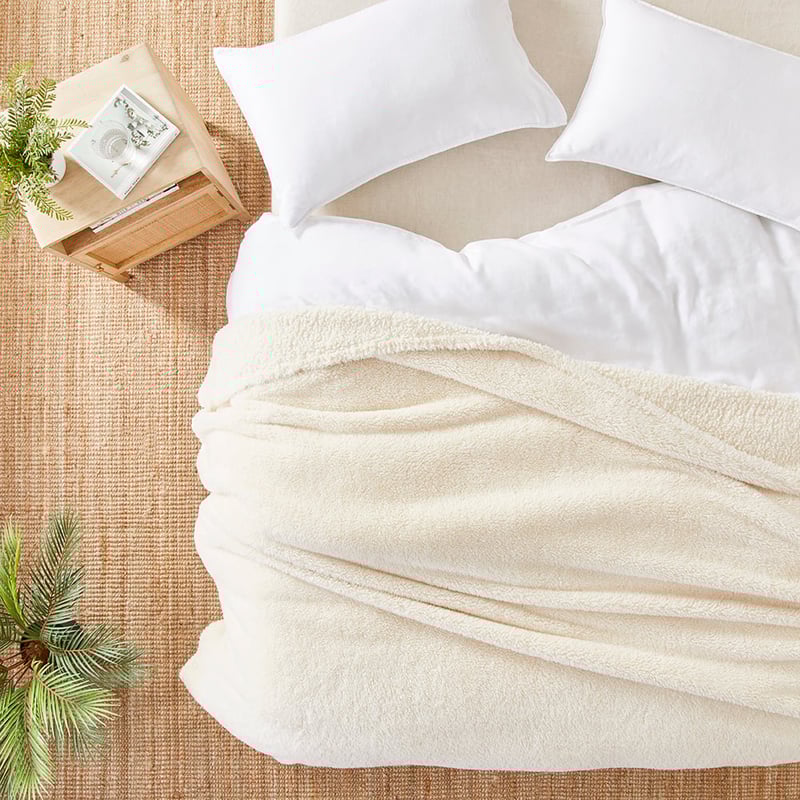 Kyrie Natural Fleece Blanket