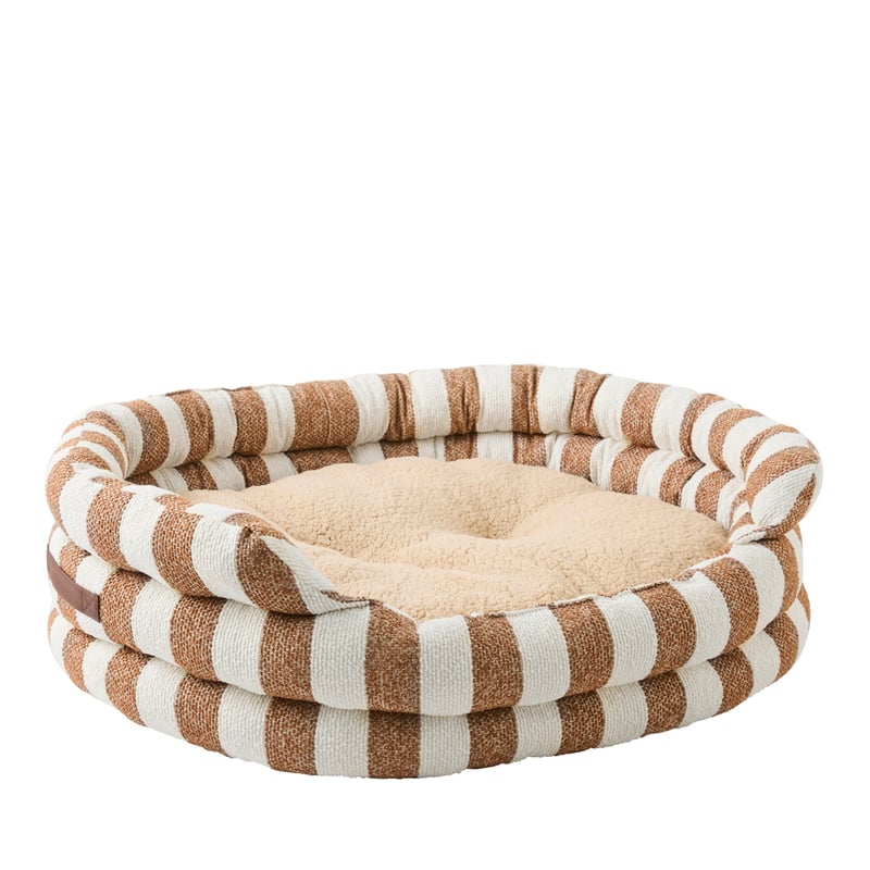 Ziggy Cali Terracotta Stripe Pet Bed