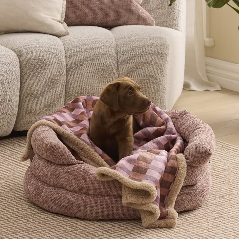 Maisy Pink Tile Pet Blanket