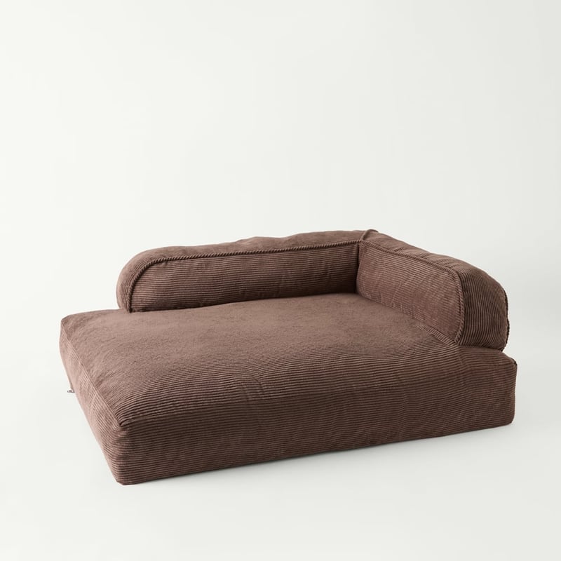 Cooper Chocolate Couch Pet Bed