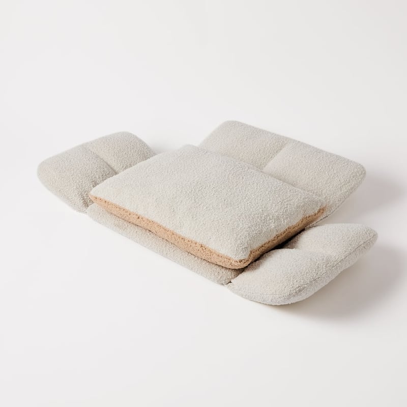 Parker Cream Boucle Pet Bed 