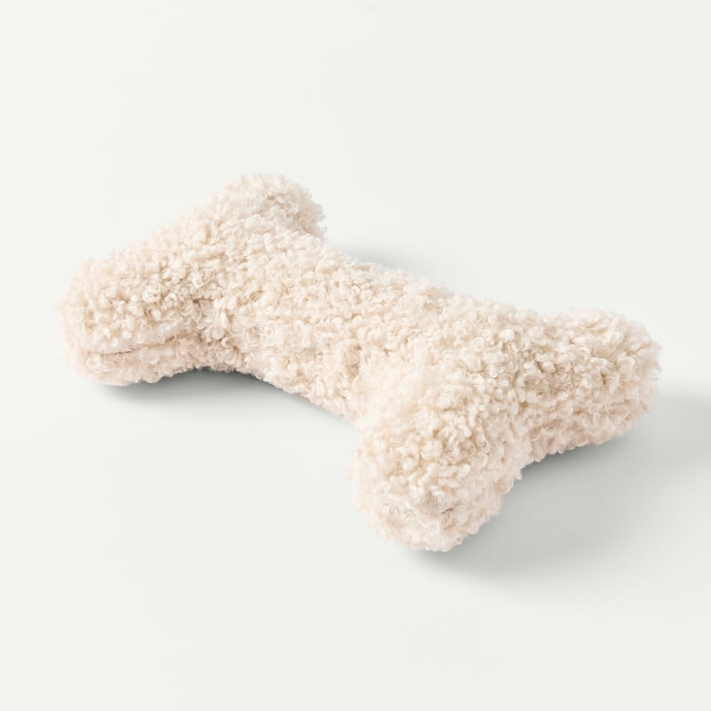 Bailey Natural Boucle Bone Pet Toy