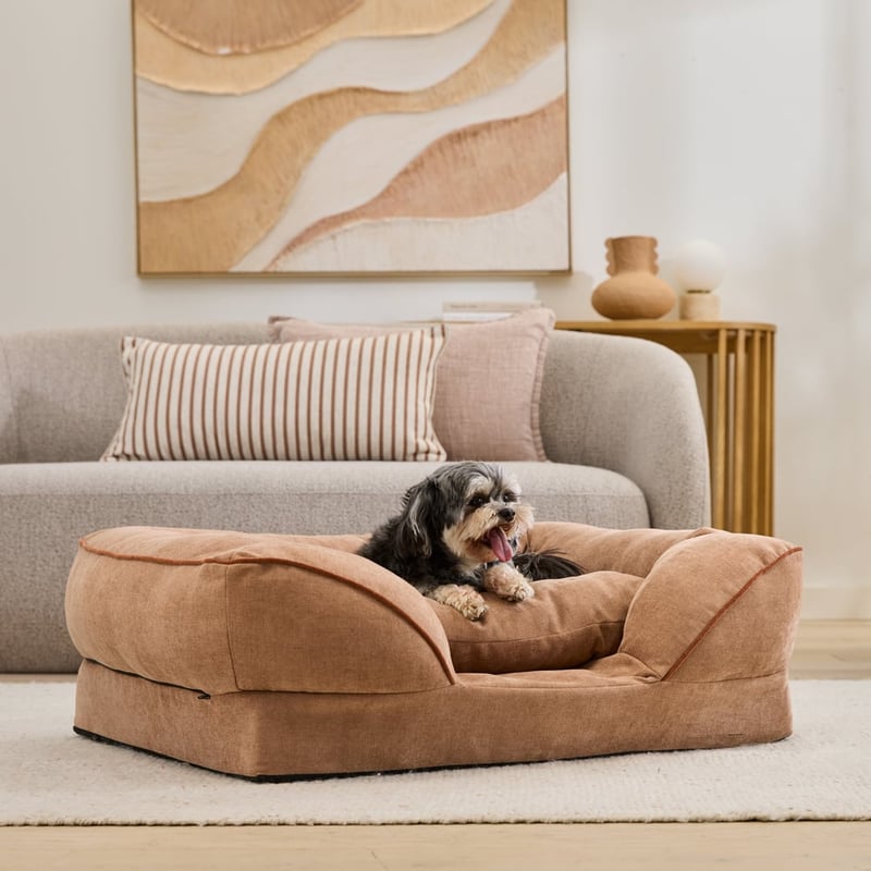 Adeline Latte Pet Bed