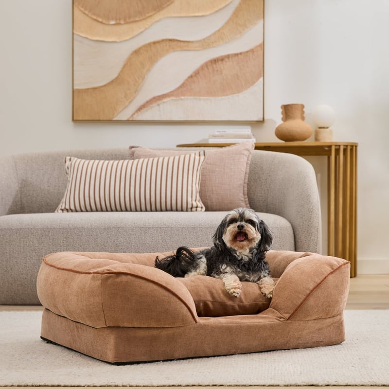 Adeline Latte Pet Bed