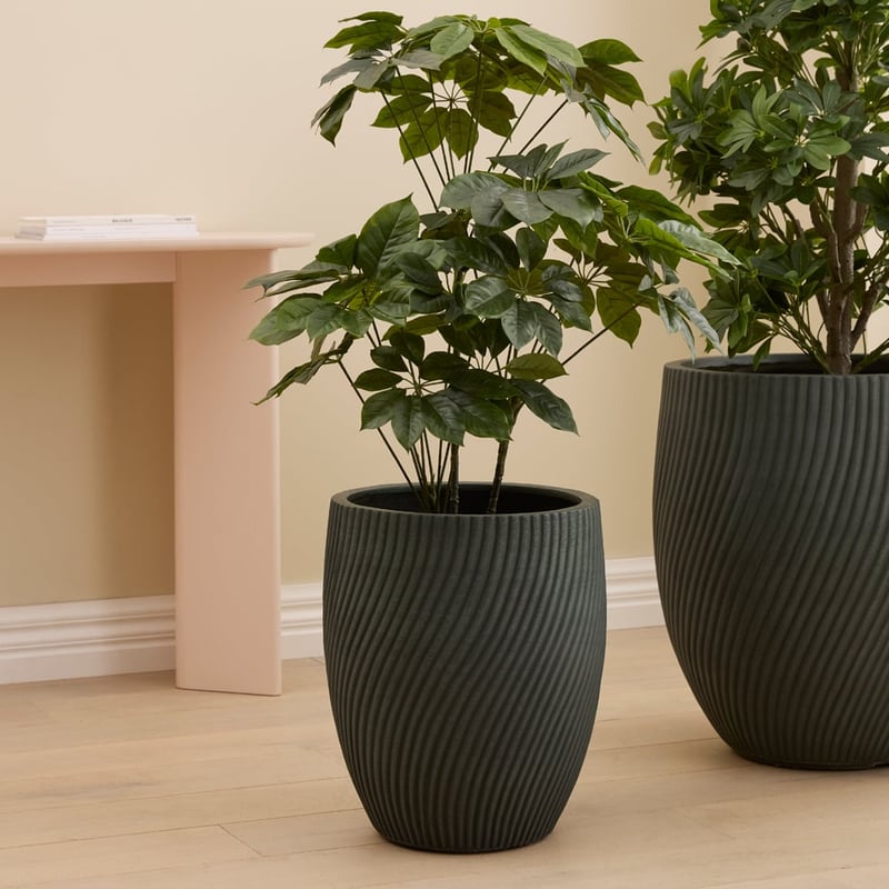 Burleigh Forest Green Twist Pot