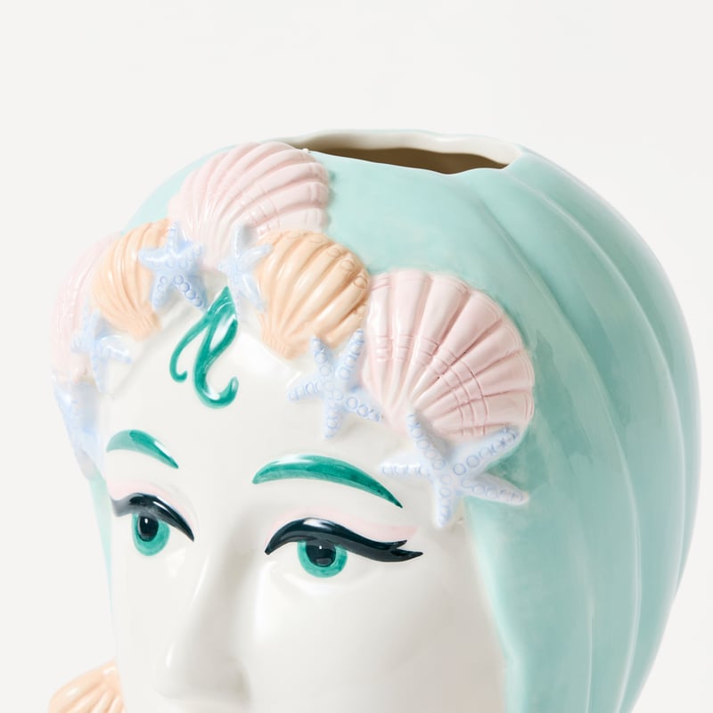 Carmen Multi Mermaid Head Vase