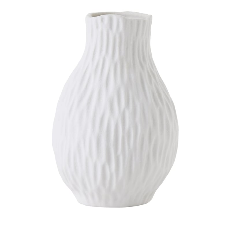 Drift White Short Vase