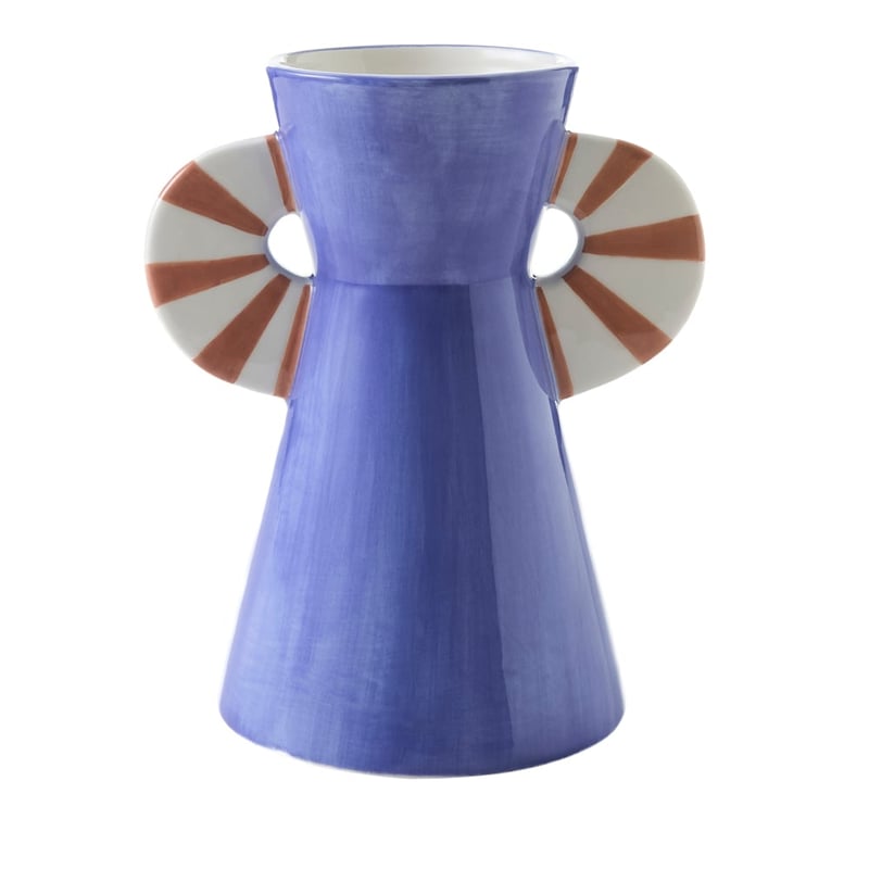 Lido Blue Short Vase