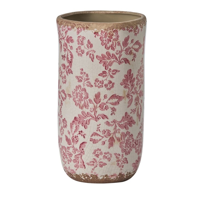 Provence Pink & White Vase