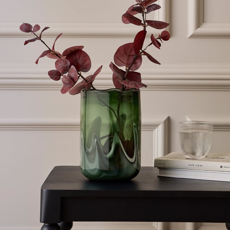 Bordeaux Green Vase