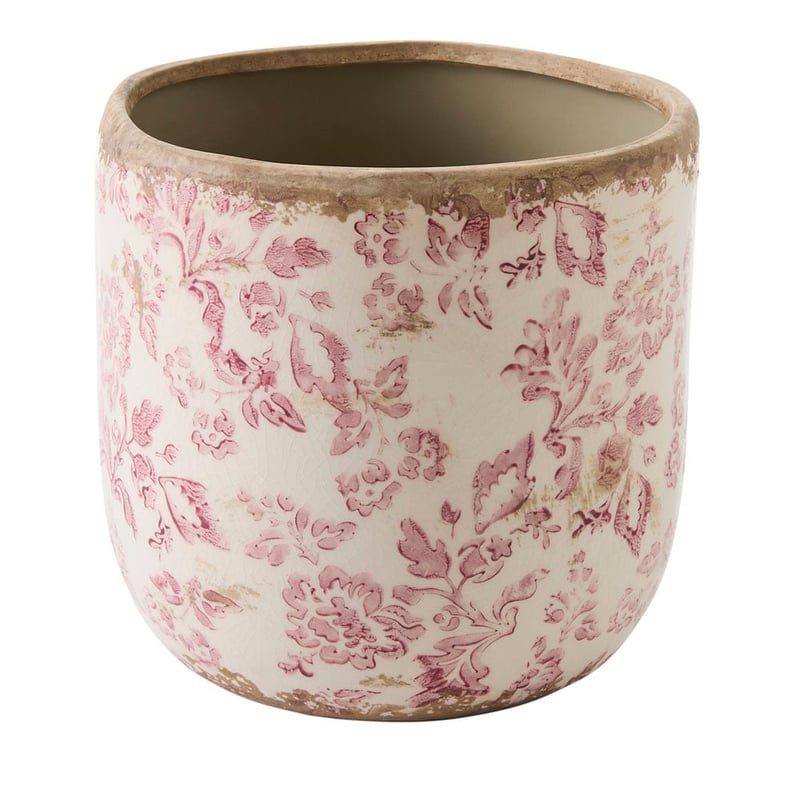 Provence Pink & White Pot