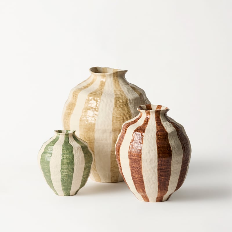 Santorini Chocolate Medium Vase