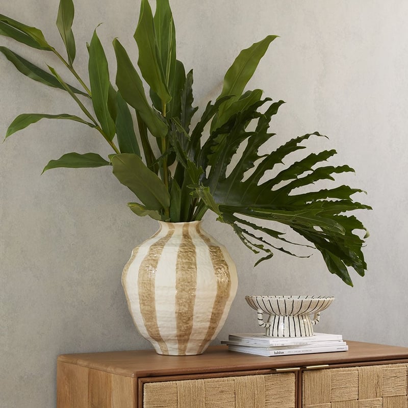 Santorini Taupe Large Vase