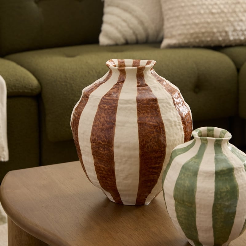 Santorini Chocolate Medium Vase