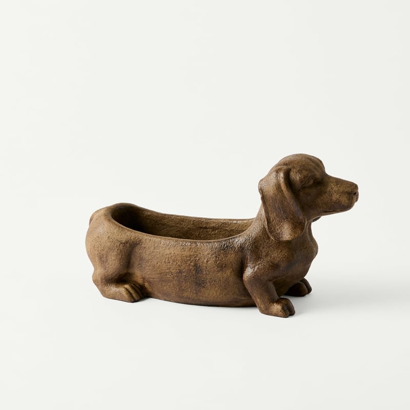 Brown Dachshund Pot
