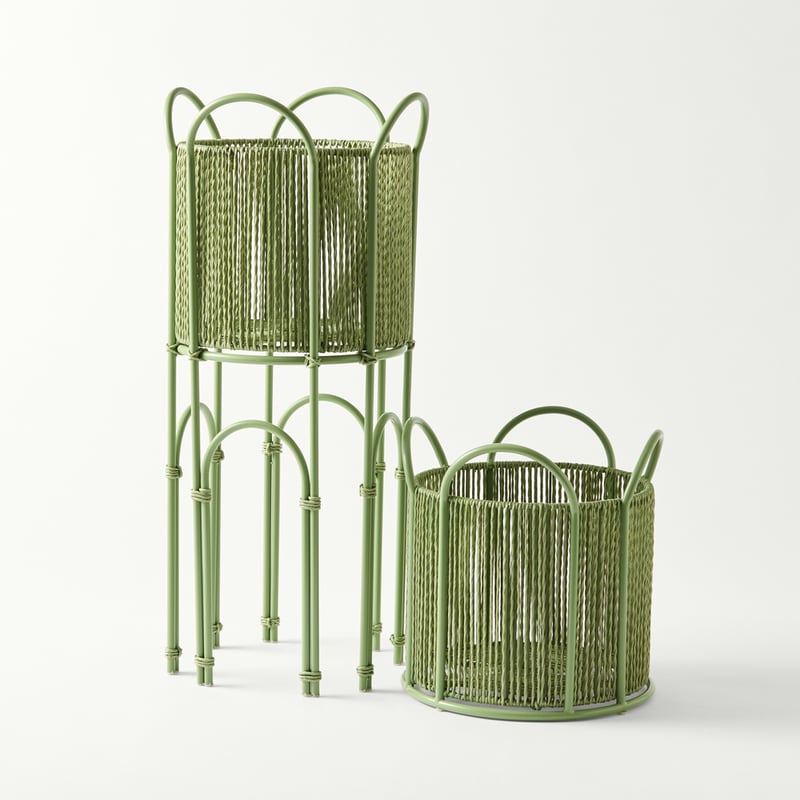 Fallon Green Plant Stand