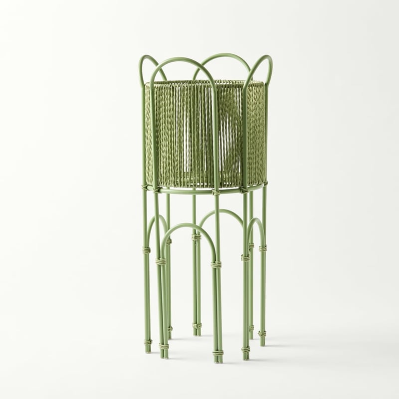 Fallon Green Plant Stand