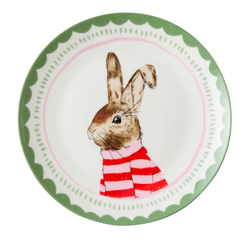 Bunny Friends Green Plate