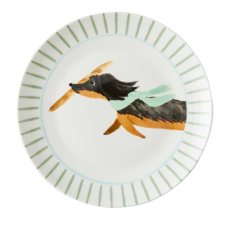 Dachshund Breakfast Club Patisserie Dachshunds Plate