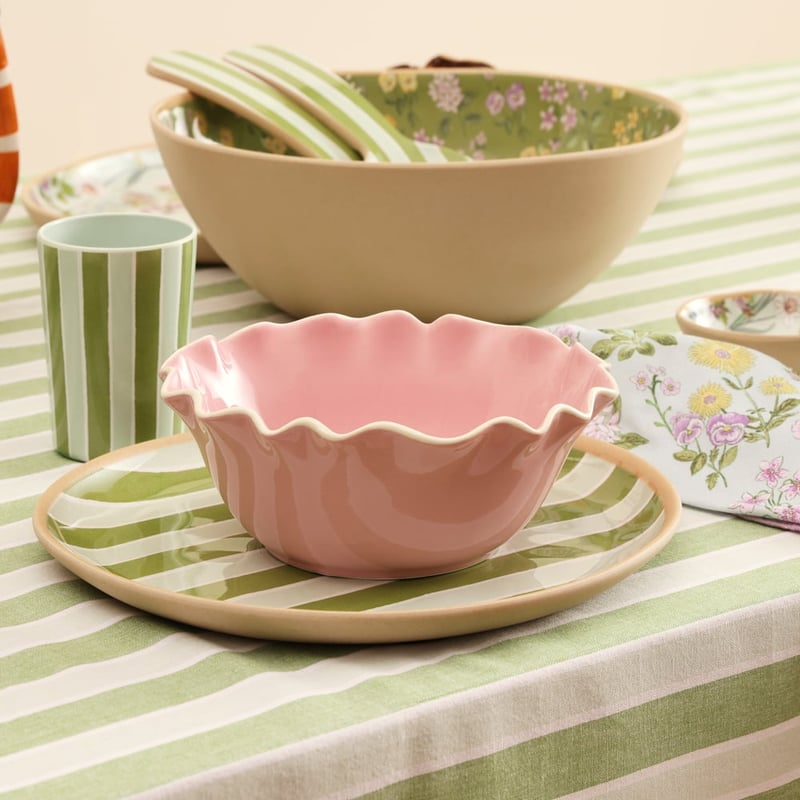 Frill Pink Large Bowl