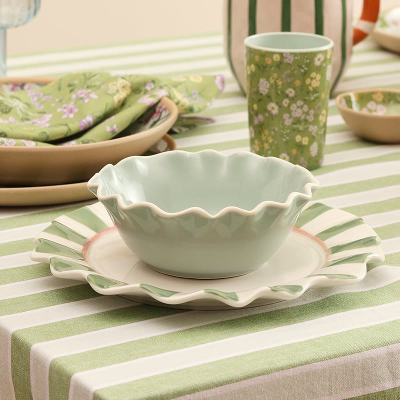 Frill Sage Small Bowl