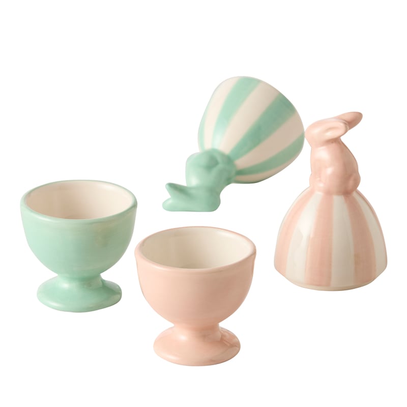 Carnival Stripe Pink Egg Cup