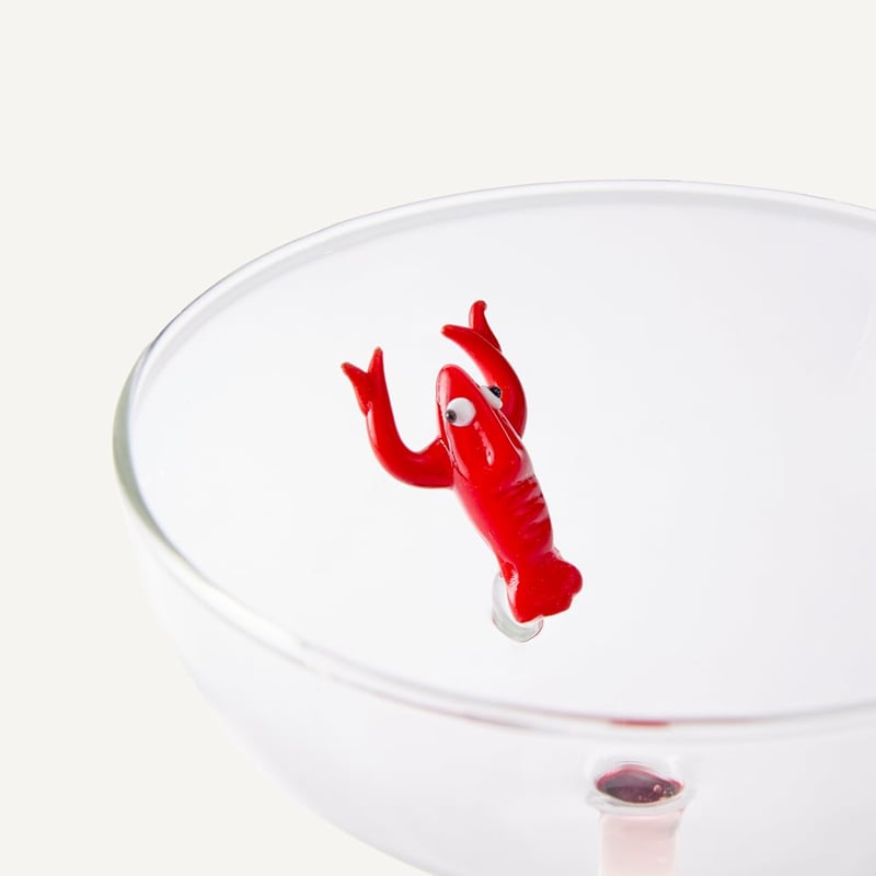 Summer Sealife Lobster Coupe Pack of 2