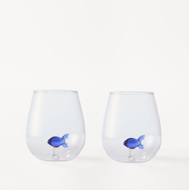 Summer Sealife Fish Tumbler Pack of 2