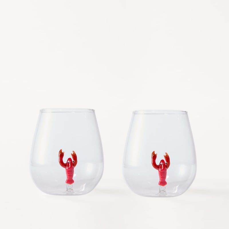 Summer Sealife Lobster Tumbler Pack of 2