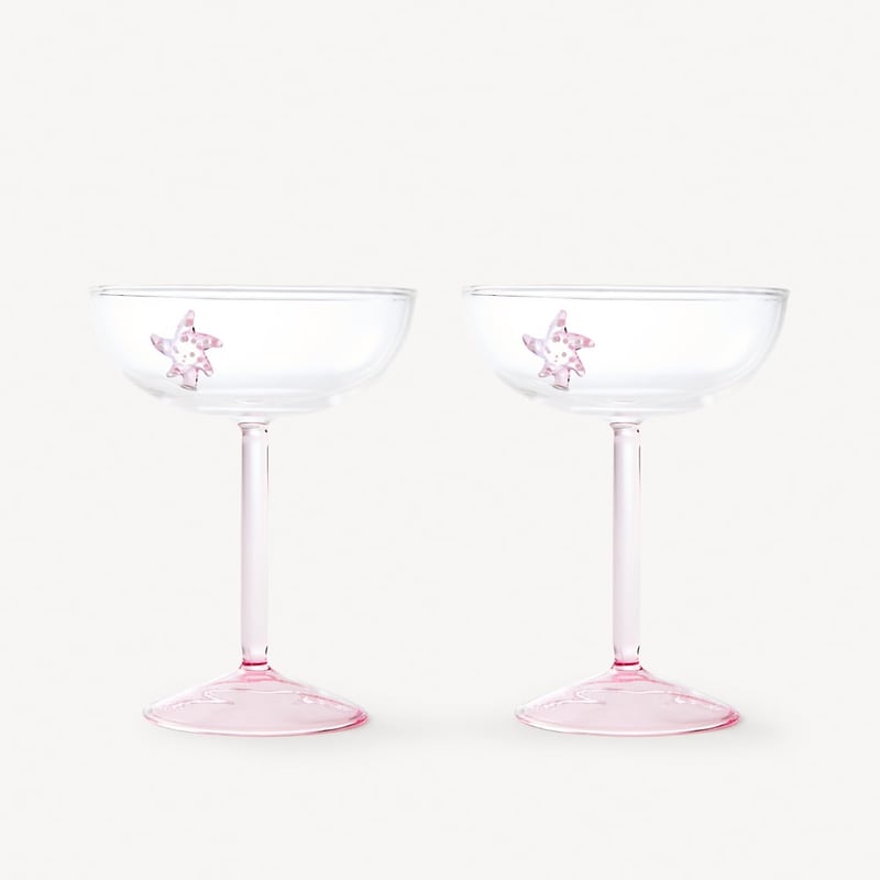 Summer Sealife Starfish Coupe Pack of 2