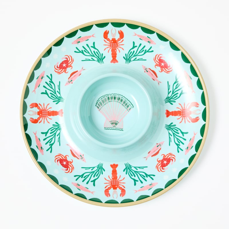 La Mer Coastal Lobster Melamine Chip & Dip