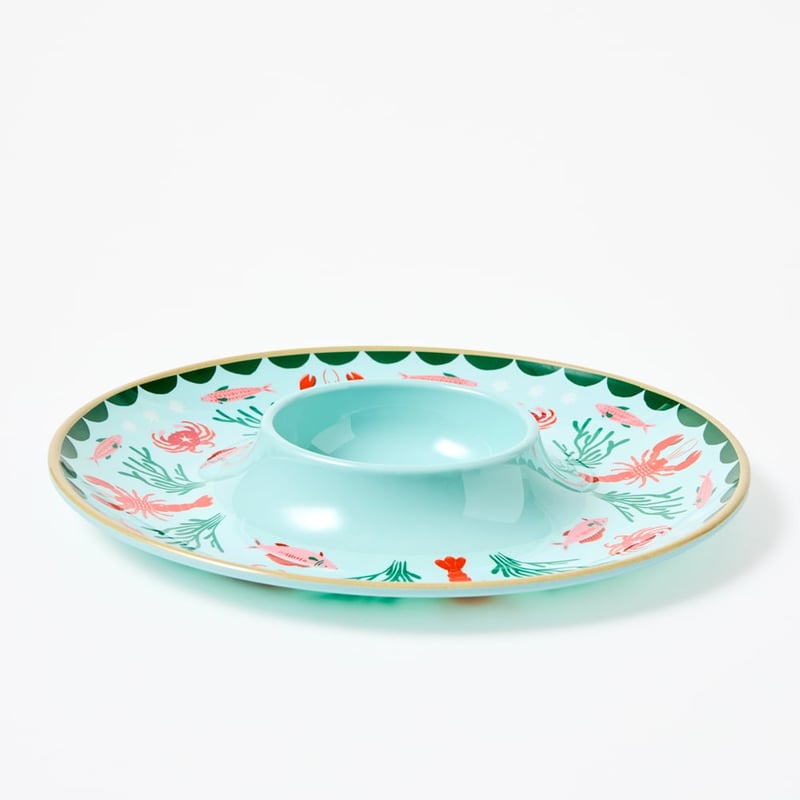 La Mer Coastal Lobster Melamine Chip & Dip