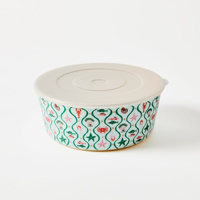 La Mer Coastal Lobster Melamine Containers Set of 3