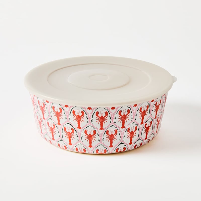 La Mer Coastal Lobster Melamine Containers Set of 3