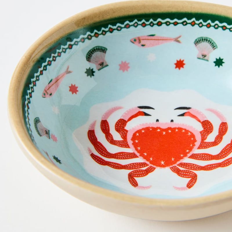 La Mer Coastal Crab Melamine Dip Bowl