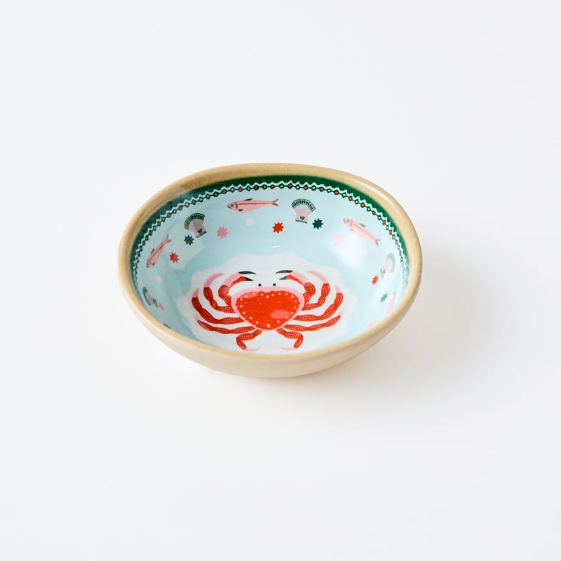 La Mer Coastal Crab Melamine Dip Bowl