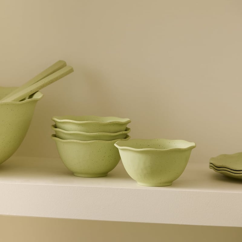 Catalina Lemongrass Bamboo Small Bowl Set of 4