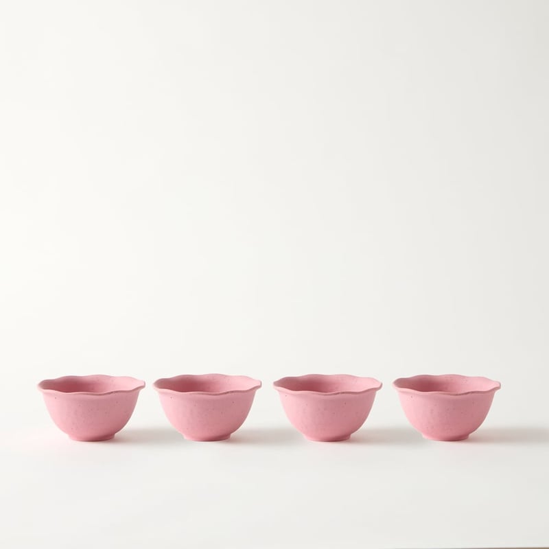 Catalina Watermelon Bamboo Small Bowl Set of 4