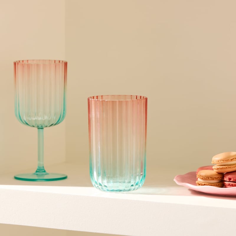 Positano Blue & Pink Tumbler