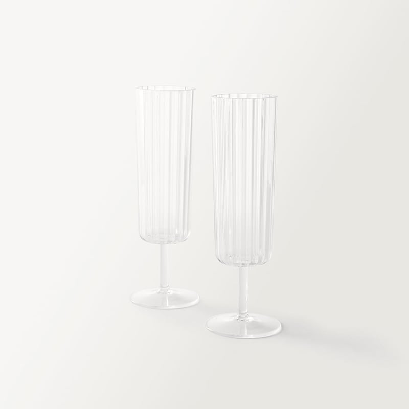 Positano Clear Champagne Drinkware