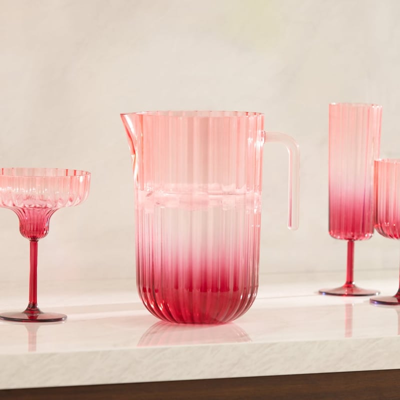 Positano Red & Pink Jug