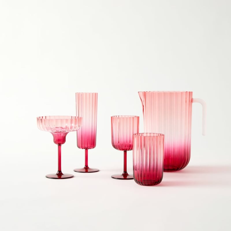 Positano Red & Pink Jug