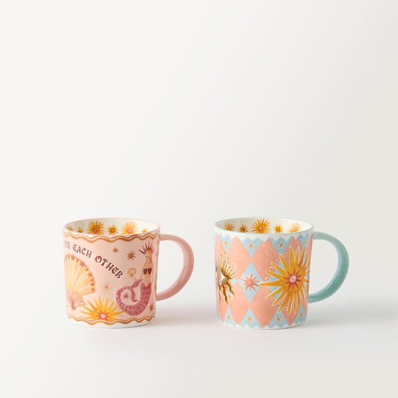 Buon Appetito Mermaid For Each Other Mug Pack of 2