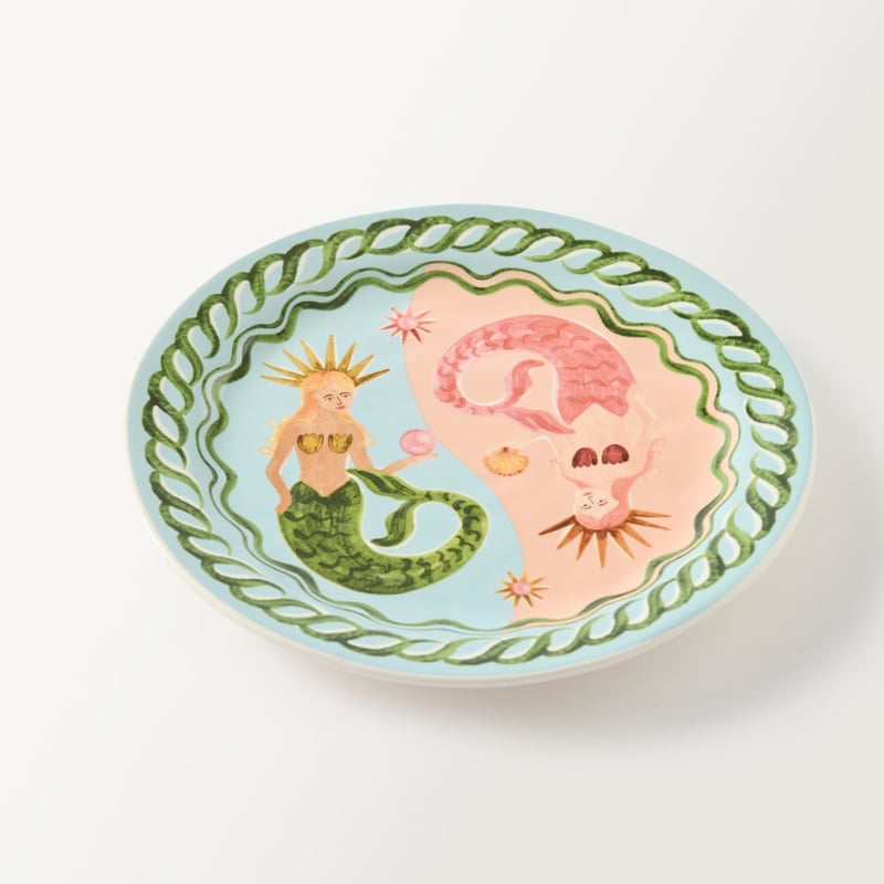 Buon Appetito Mermaid Ying & Yang Side Plate