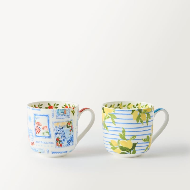 Amalfi Postcards Mug Pack of 2
