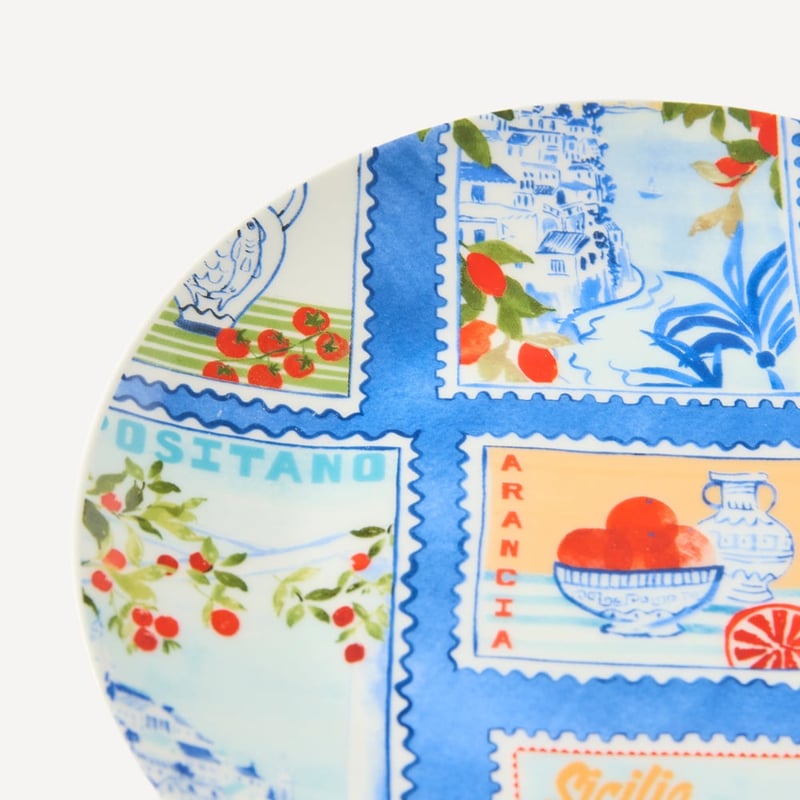 Amalfi Postcards Side Plate