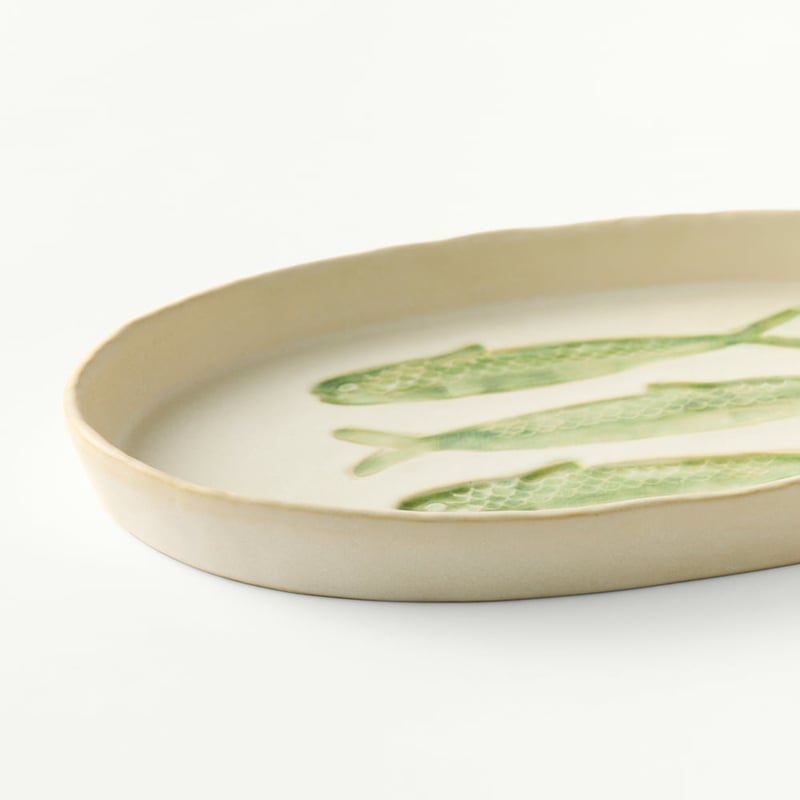 Marine Life Fish Small Oval Platter